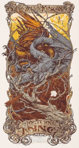 The Return of the King Mondo Poster by Aaron Horkey Movie Poster