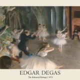 Edgar Degas The Rehearsal Onstage 1874 Ballet Dancers Art Print