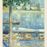 Edvard Munch, The Seine at Saint-Cloud 1890 Art Print