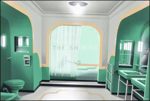 The Shining Room 237 Bathroom Scene Minimalist Movie Poster