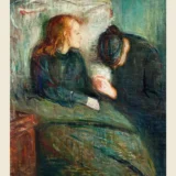 Edvard Munch The Sick Child 1886 Expressionist Fine Art Print