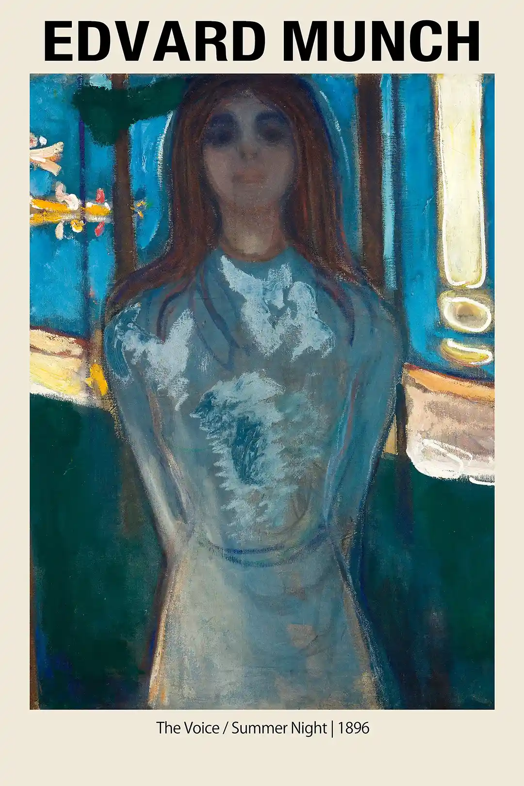 Edvard Munch 'The Voice / Summer Night' Poster (1896) - Expressionist Masterpiece Print