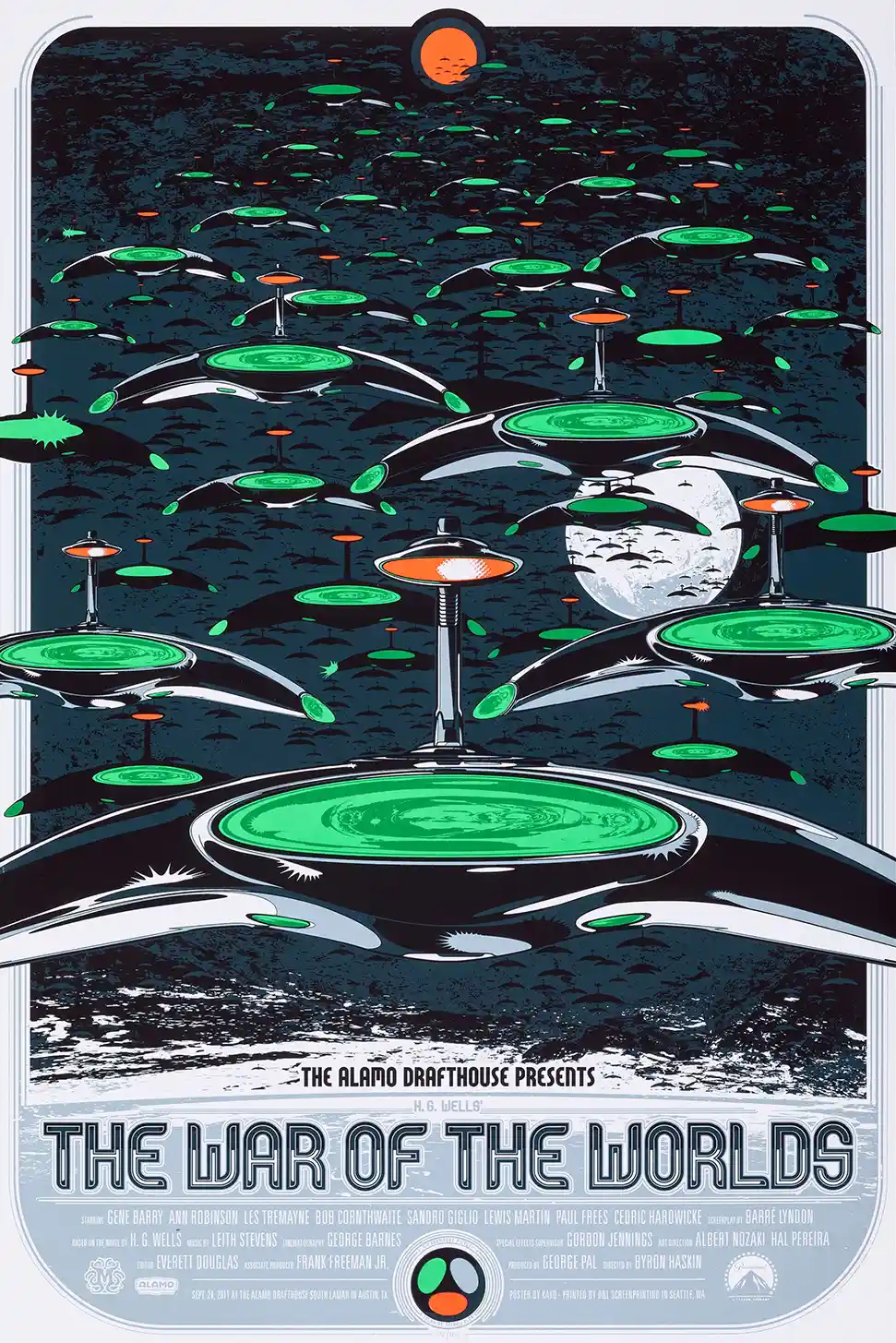 The War of the Worlds 1953 Movie Poster – Kako Mondo Tripod Invasion Art Print