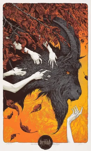 The Witch Black Phillip Mondo Style Horror Movie Poster