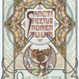Alphonse Mucha Le Pater Sanctificetur Nomen Tuum Art Nouveau Print