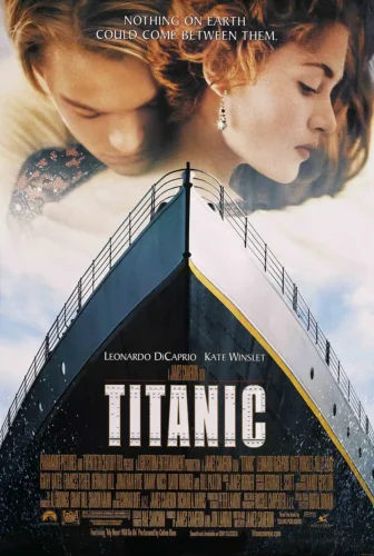 Titanic 1997 Jack and Rose Ship Bow Movie Poster