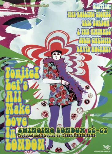 Tonite Let's All Make Love in London Swinging London Movie Poster