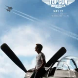 Top Gun Maverick and Mustang Aviation Art Movie Poster