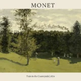 Claude Monet Train in the Countryside 1870 Impressionist Art Print