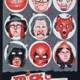 Trick 'r Treat Mask Sheet Movie Poster by Phantom City Creative