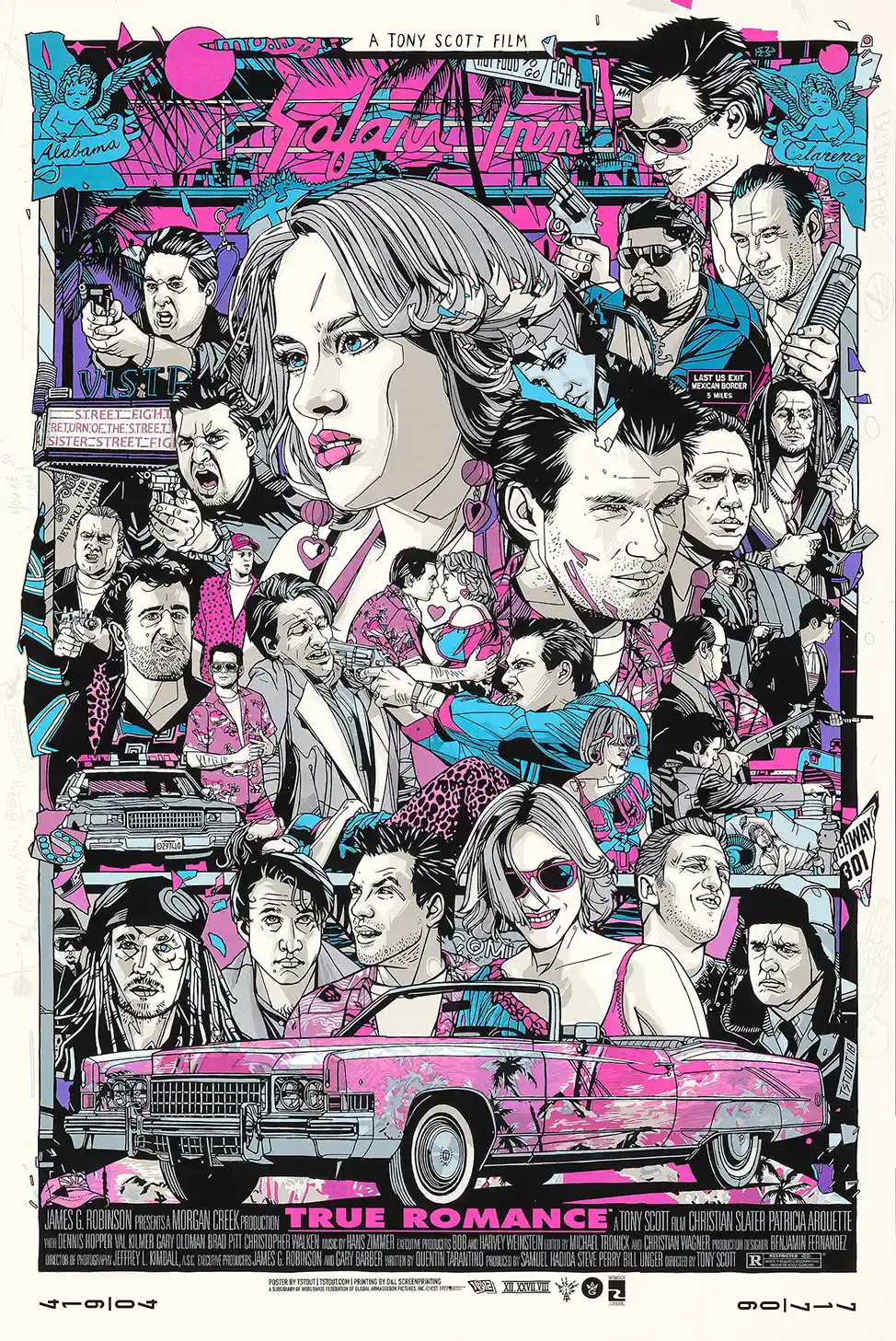 True Romance Mondo Poster | Tyler Stout Limited Edition Cult Classic Print