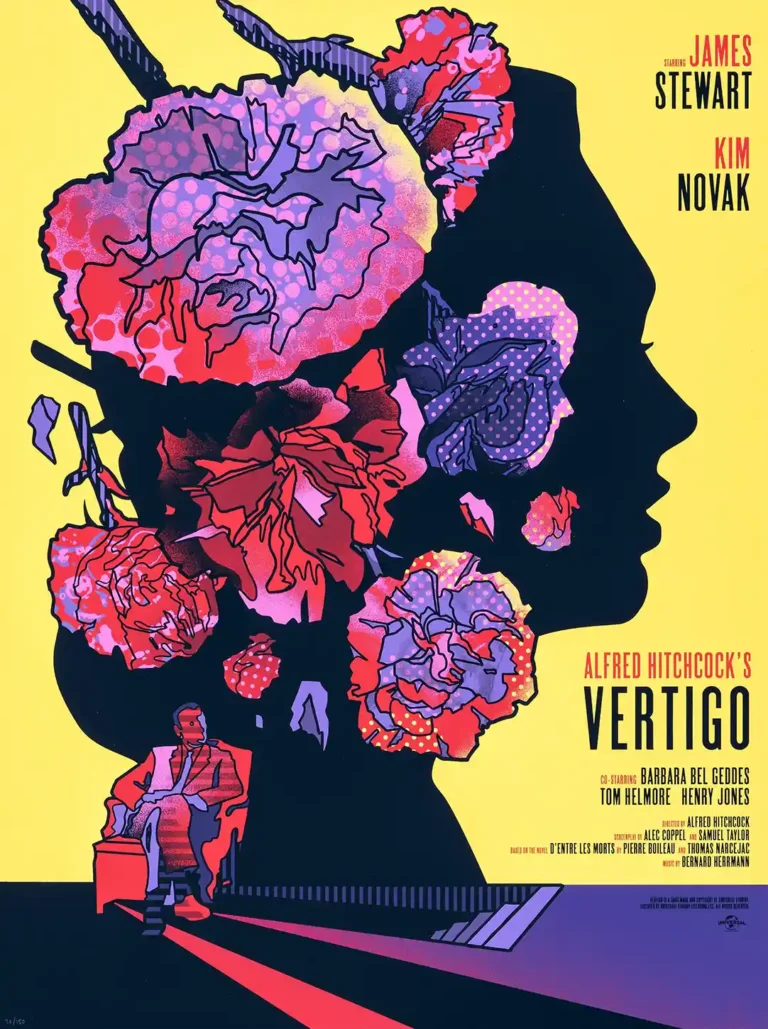 Alfred Hitchcock's Vertigo Movie Poster - We Buy Your Kids Mondo Art Print