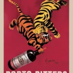 Vintage William Porto Pitters Alcoholic Advertisement