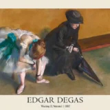 Edgar Degas Waiting L'Attente 1882 Ballet Dancer Art Print