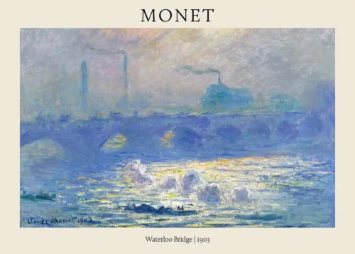 Claude Monet Waterloo Bridge 1903 London Impressionist Art Print