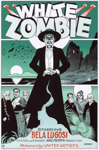 White Zombie Bela Lugosi 1932 Classic Horror Film Poster