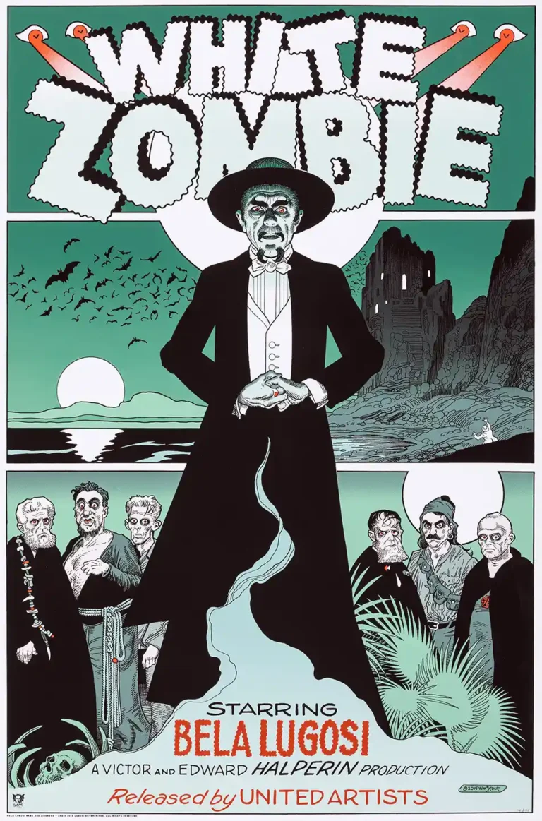 William Stout "White Zombie" Movie Poster - Premium Wall Art Print