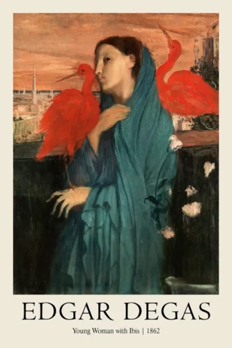Edgar Degas, Young Woman with Ibis, 1862 Fine Art Print