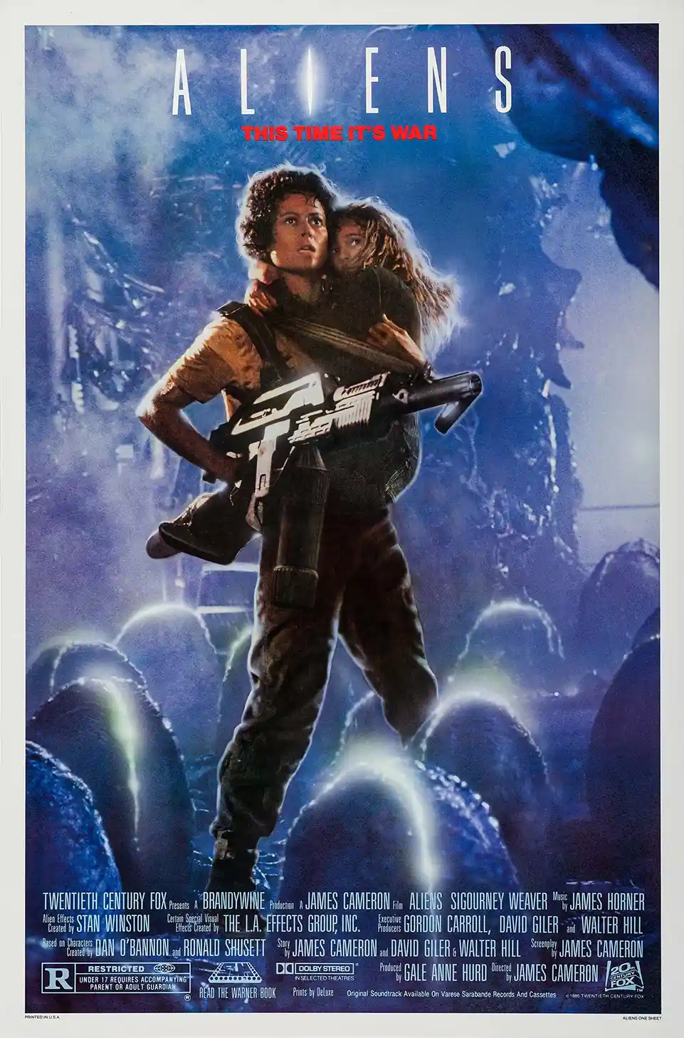 Aliens Movie Poster – Official Poster: Vintage Sci-Fi Wall Art Print
