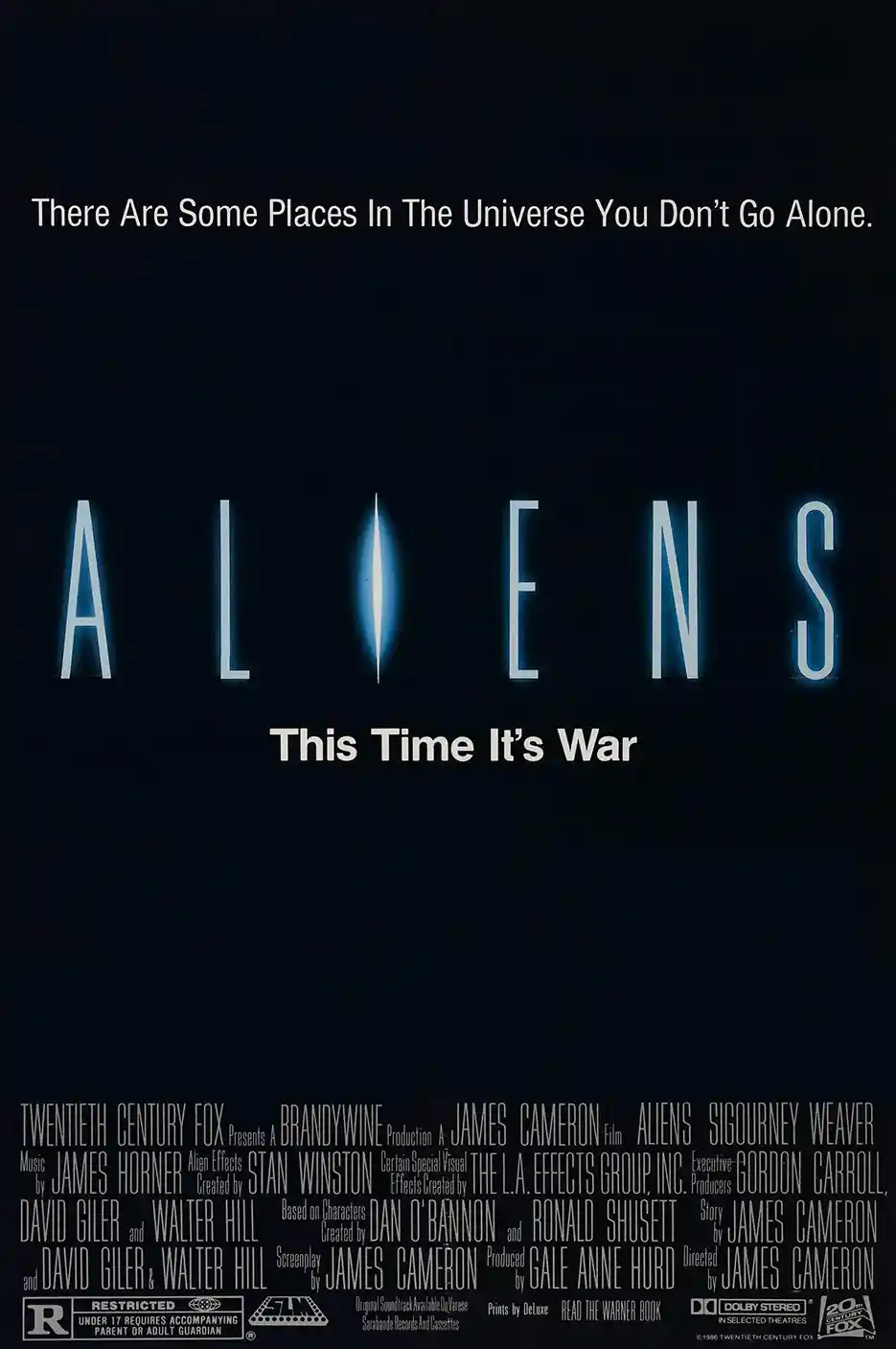 Aliens (1986) Movie Poster – Original Theatrical Poster: Vintage Sci-Fi Wall Art Print