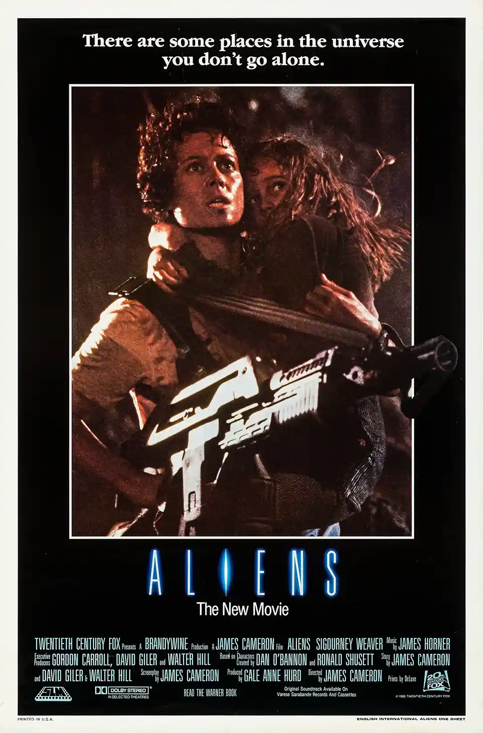 Aliens Movie Poster – 1986 Original Theatrical Poster: Vintage Sci-Fi Wall Art Print