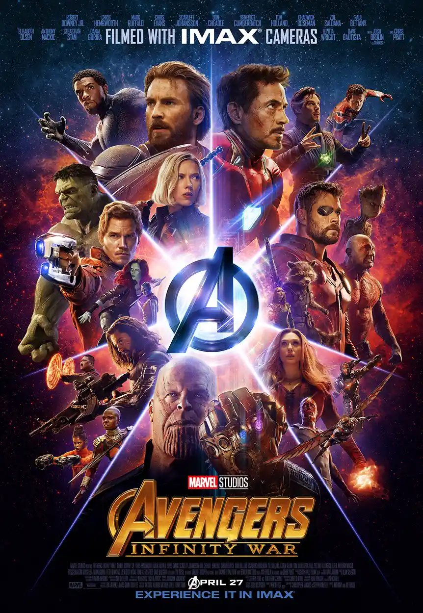 Avengers: Infinity War Movie Poster – Official Poster (Version 33): Modern Superhero Wall Art Print