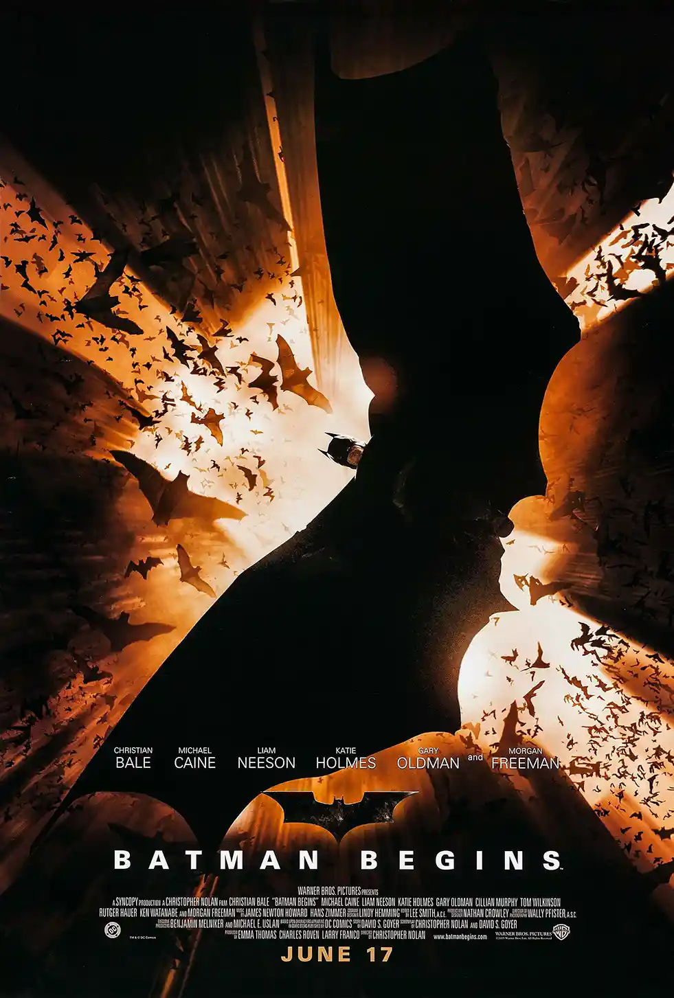 Batman Begins Movie Poster – Collector Poster (Version 3): Modern Superhero Wall Art Print