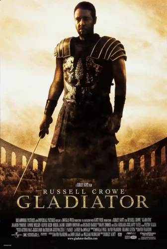 Gladiator Russell Crowe Maximus Arena Movie Poster