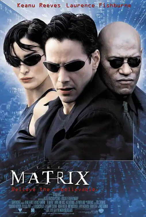 The Matrix Movie Poster – Iconic Poster: Modern Sci-Fi Wall Art Print