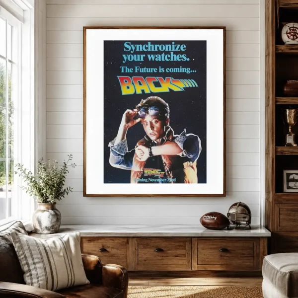 Back to the Future Part II Marty McFly Sci-Fi Movie Poster