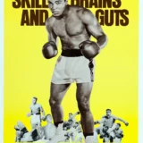 Muhammad Ali Skill Brains and Guts Vintage Movie Poster