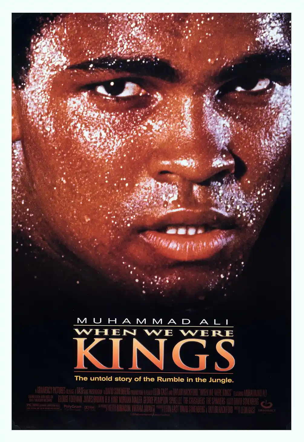 When We Were Kings | Movie Poster | Muhammad Ali Intense Close-Up Art