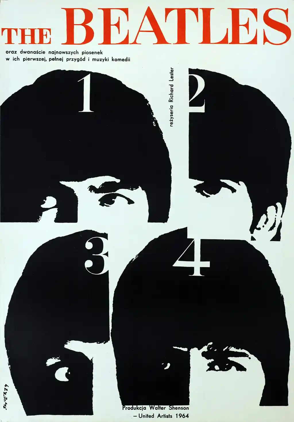 A Hard Day's Night | Movie Poster | Minimalist Beatles Pop Art