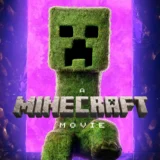 Minecraft Movie Creeper and Nether Portal Cinematic Movie Poster