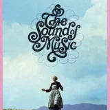 The Sound of Music, Vintage Swirl Typography Movie Poster