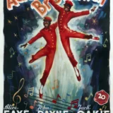 Addio Broadway 1941 Vintage Italian Musical Movie Poster