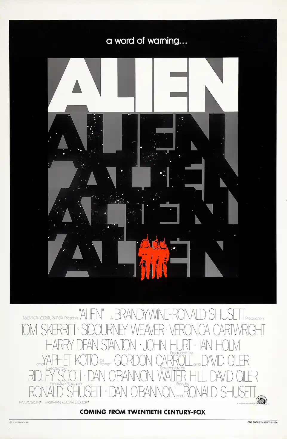Alien (1979) | Classic Movie Poster | Original Teaser Wall Art Print