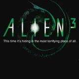 Alien 3 Minimalist Green Xenomorph Silhouette Horror Movie Poster