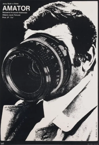 Amator Camera Buff 1979 Krzysztof Kieslowski Movie Poster