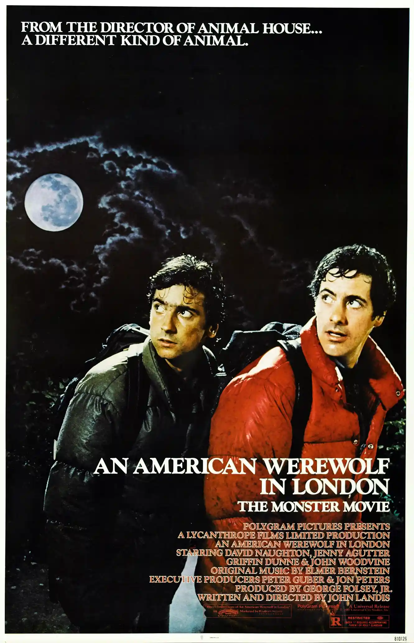 An American Werewolf in London | Movie Poster | Iconic Full Moon Print