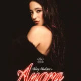 Anora 2024 Mikey Madison Neon Script Movie Poster