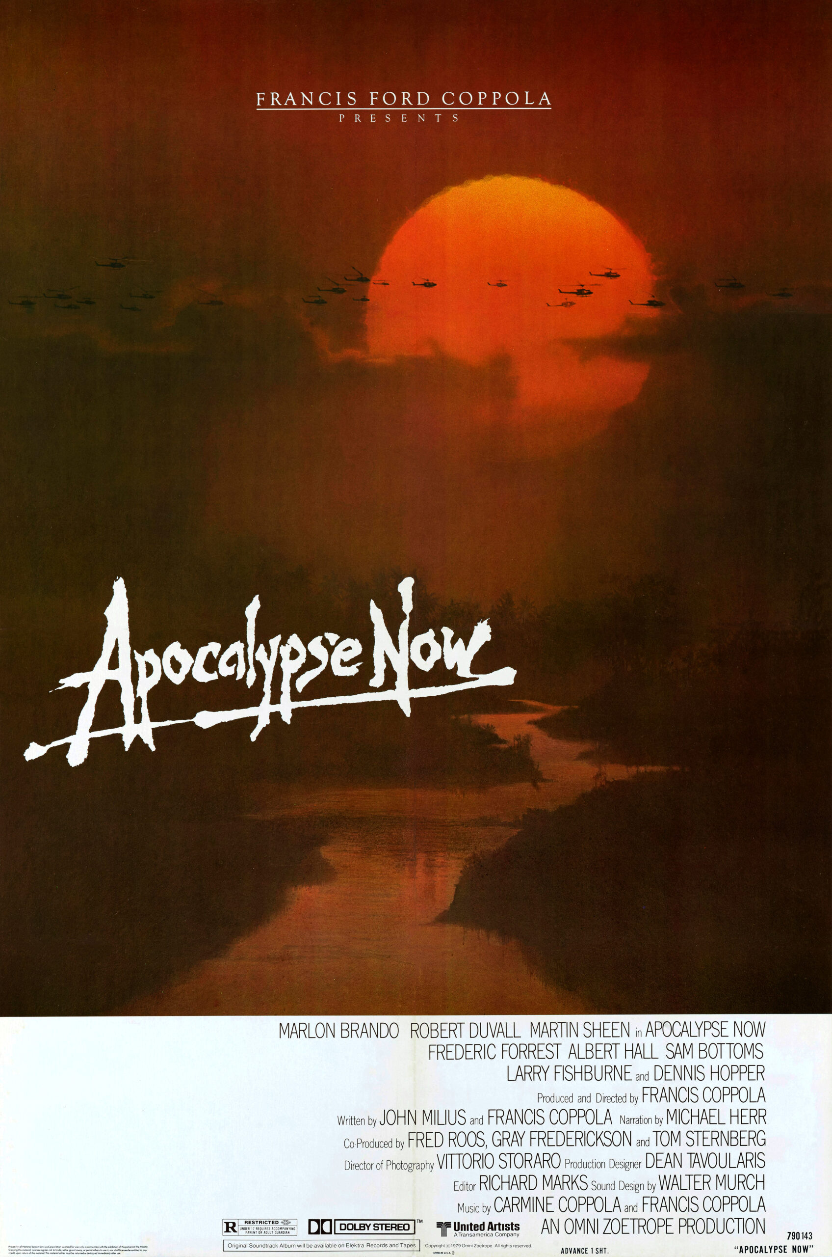Apocalypse Now | Movie Poster | Iconic Sunset & Helicopter Wall Art Print
