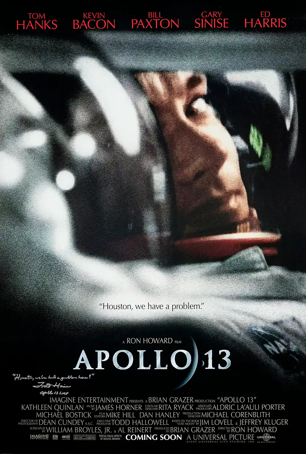 Apollo 13 | Movie Poster | Houston We Have A Problem Quote Art