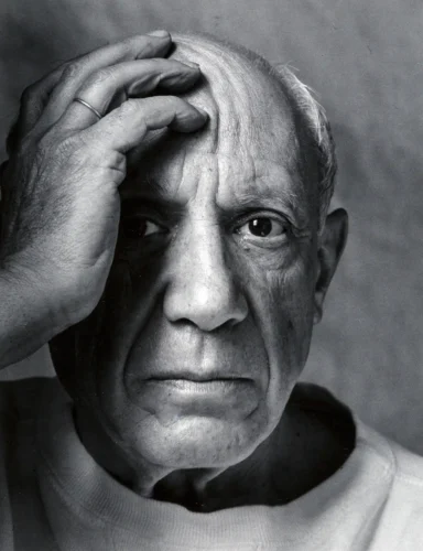 Pablo Picasso Portrait Print, Arnold Newman Vallauris 1954 Photo Photography Print