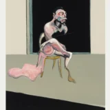 Francis Bacon August Triptych 1972, Expressionist Figure Art Print