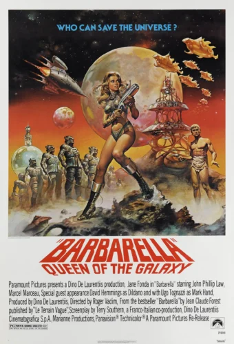 Barbarella Queen of the Galaxy Jane Fonda Vintage Movie Poster