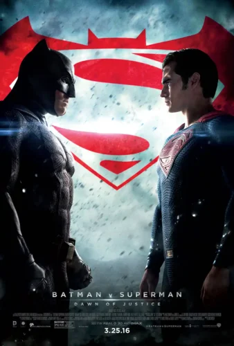 Batman V Superman Clash of Heroes Art Movie Poster