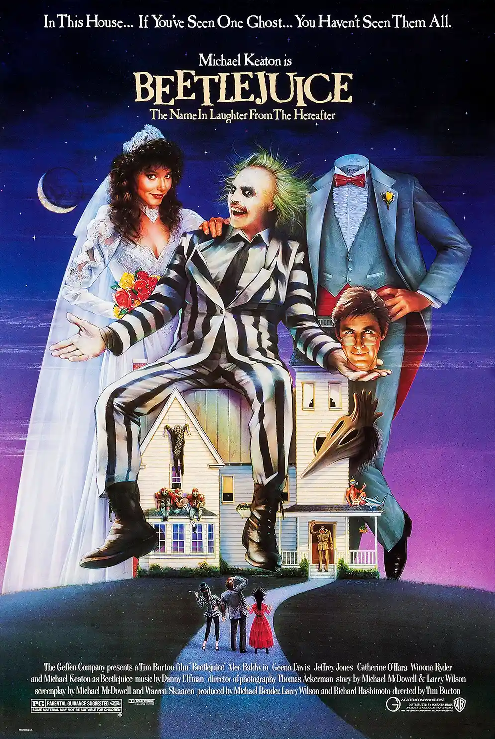 Beetlejuice | Movie Poster | Original 1988 Theatrical Art Print