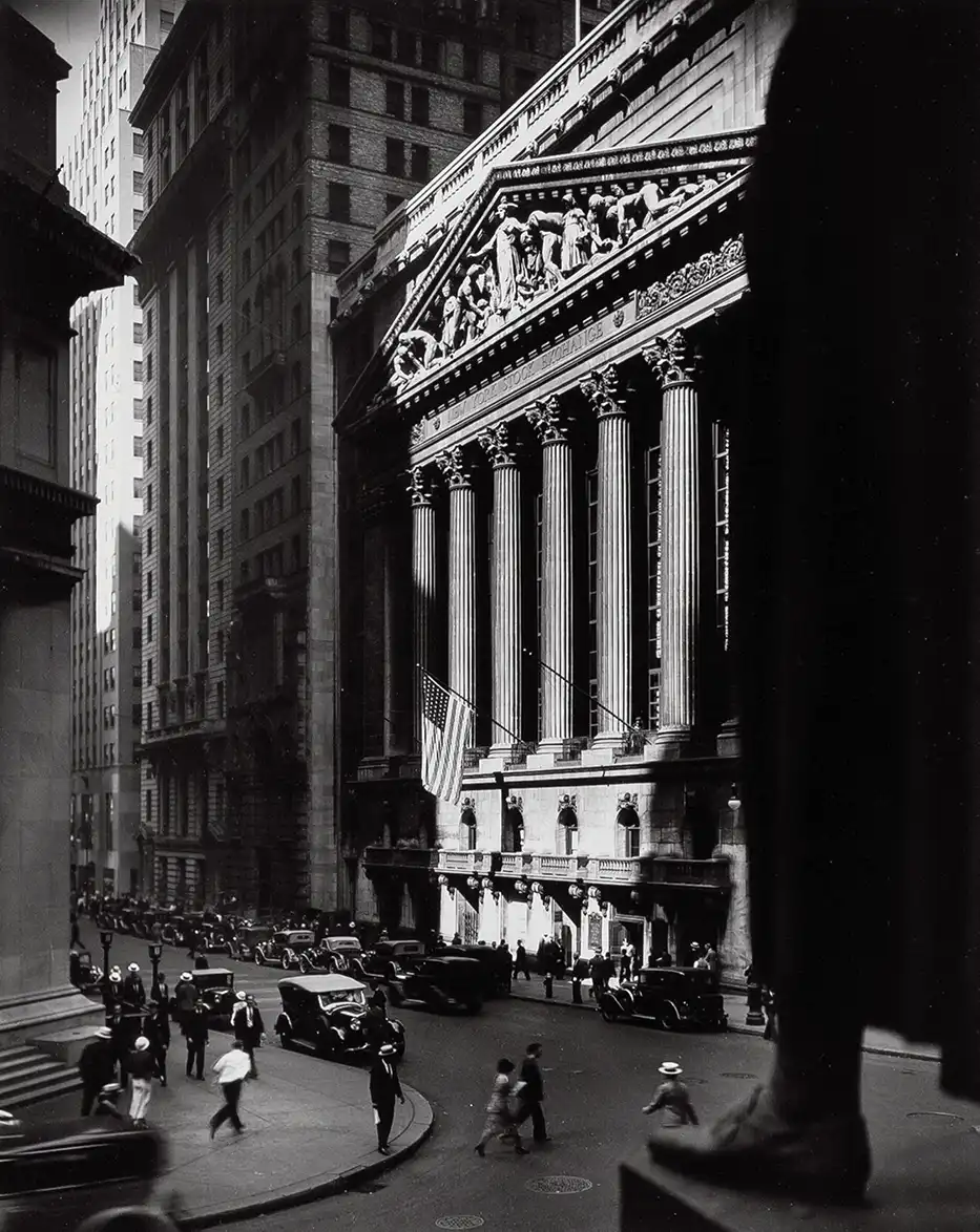 Berenice Abbott | Vintage Photography Poster | New York Stock Exchange 1935