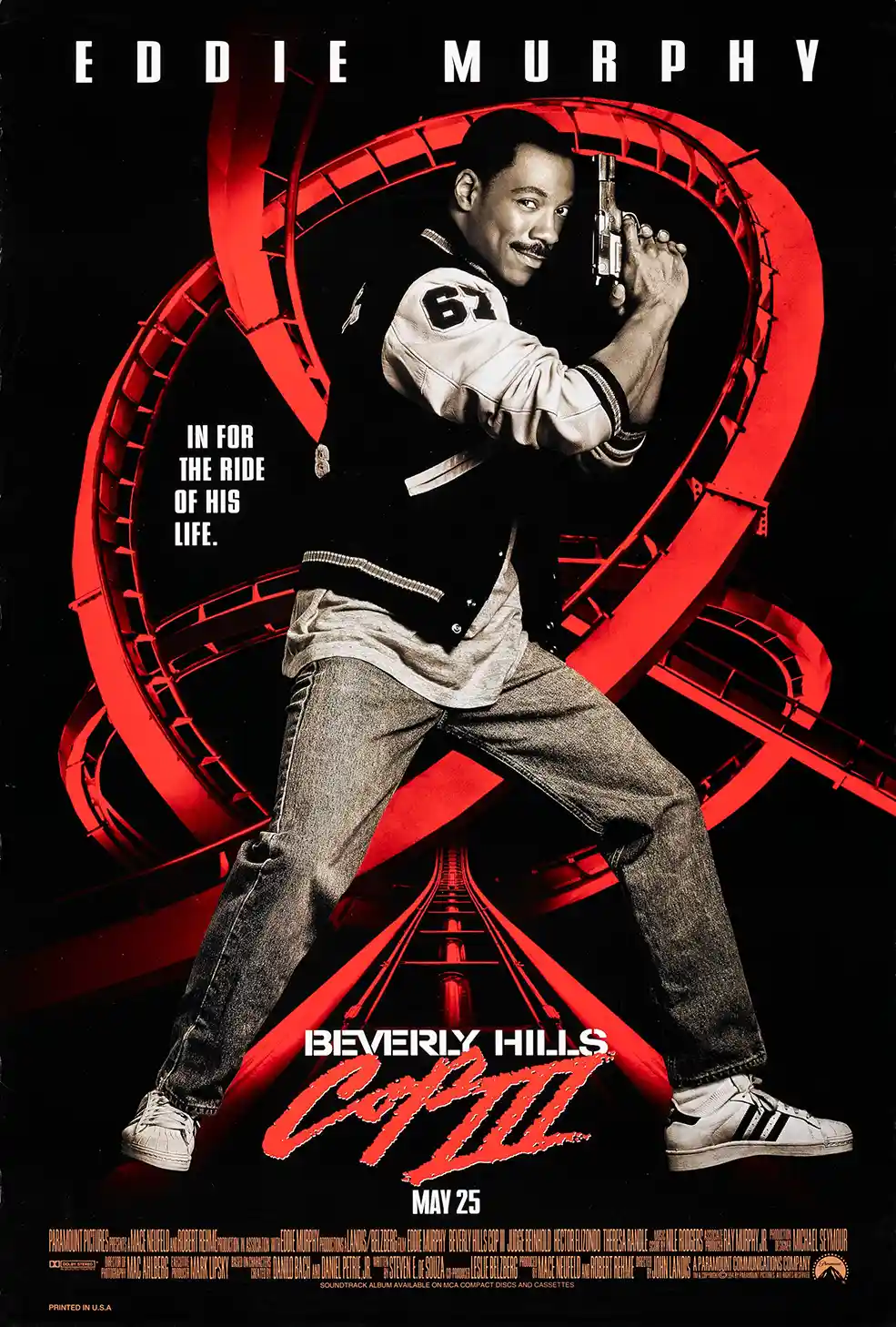 Beverly Hills Cop III | Movie Poster | Axel Foley Action Scene Print